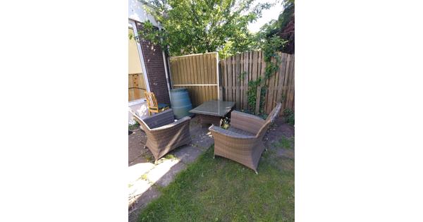 Tuinset twee stoelen