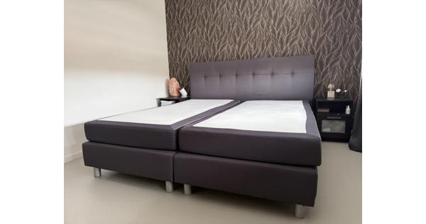 Boxspring 180 cm, antraciet 