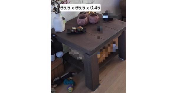 Salon tafel en bijzettafel