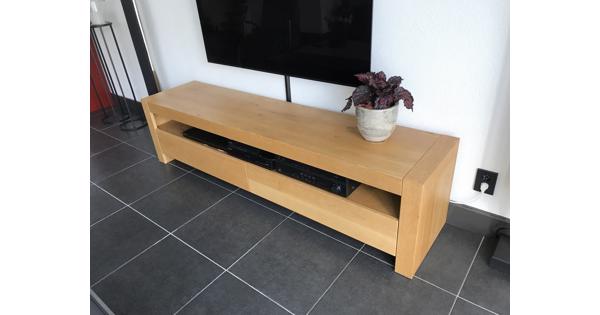 Televisie kast blank Eiken