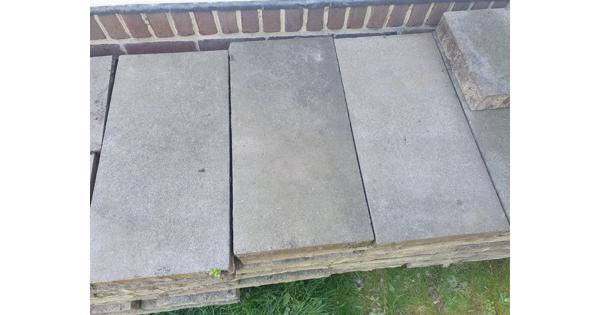 Terrastegels 60x30x6 en 30x30x6