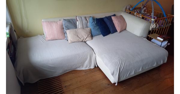 Grote, moderne hoekbank