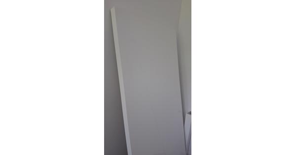 Glanzend witte rechthoekige eettafel