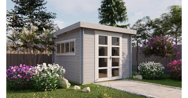 Blokhut - Tuinhuis Bodine | 28 mm | vuren onbehandeld
