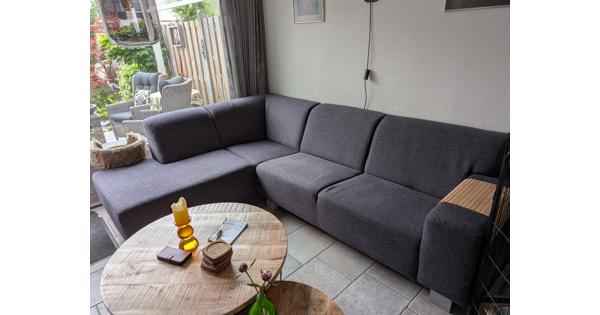 Hoekbank /lounge bank grijs