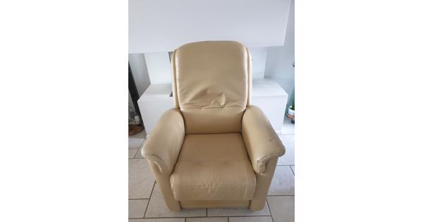 Lederen relaxfauteuil 