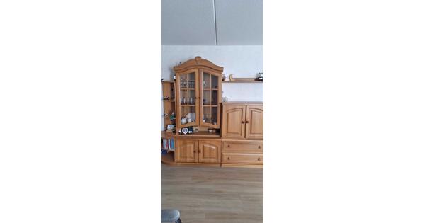 Blank eiken kast, 6 losse delen 