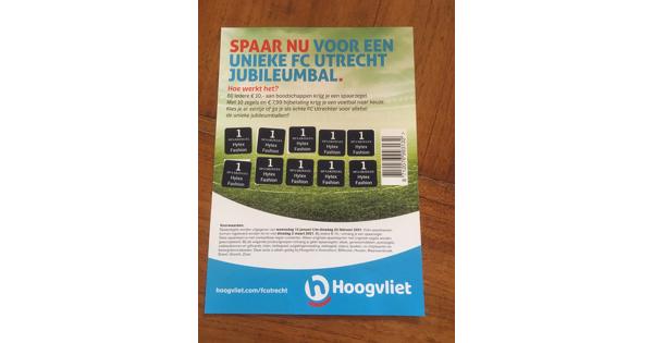 Volle spaarkaart voor unieke FC Utrecht jubileumbal