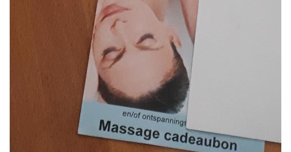 massage kadobon  gratis 