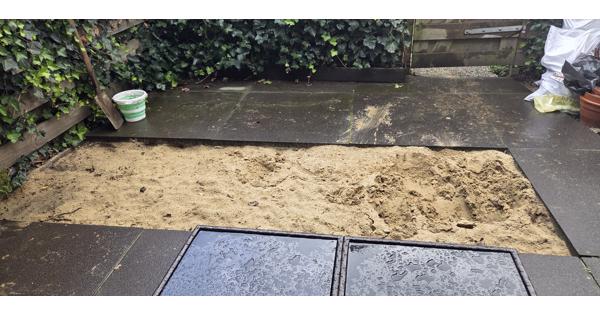 Wit zand gratis afhalen.