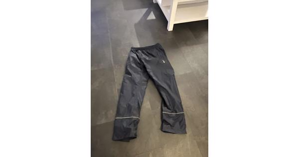 blauwe regenbroek maat L