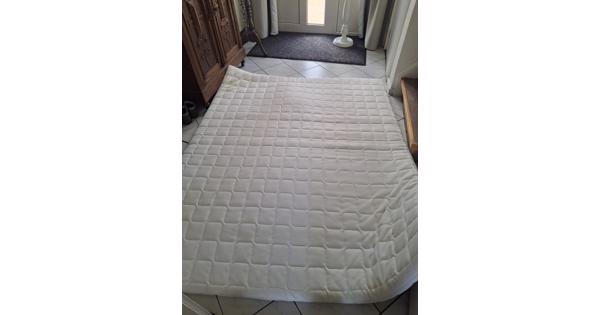 2x matras toppers 1.60 breed en 1.70 breed