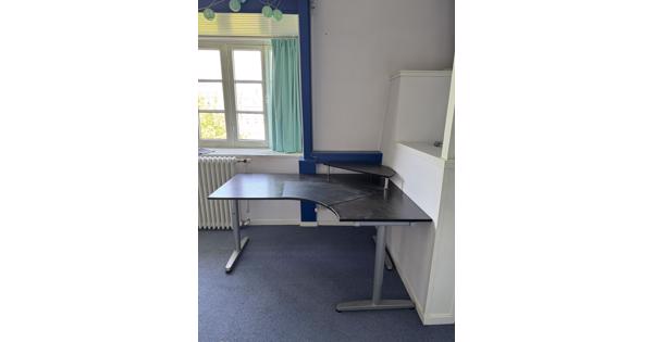 Bureau zwart 120/160