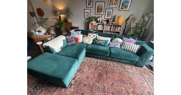Groen Fluwelen Bank