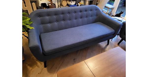 Ritchie 2 en 3 zitter bank donkerblauw