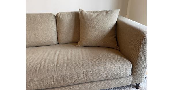 3p groene zitbank met open einde