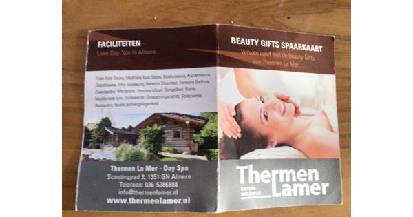 Beauty gift card Thermen la mer Almere