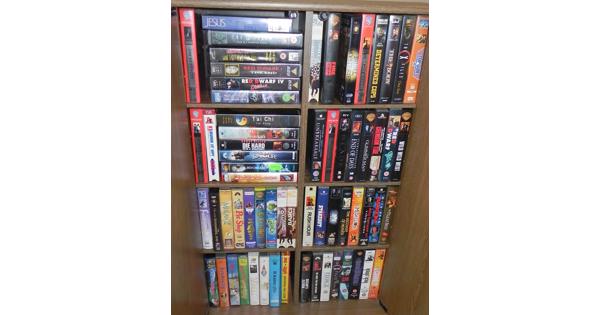 Diverse VHS videobanden