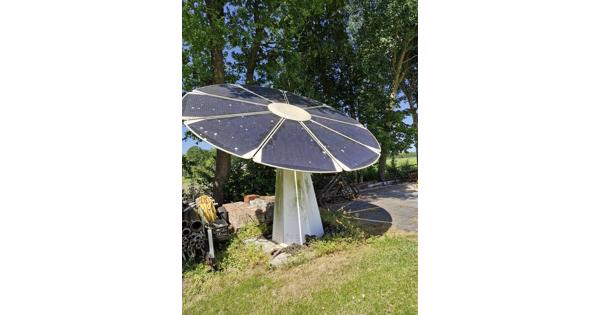 Zonnepanelen bloem