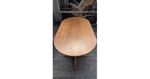 Ovale tafel hout