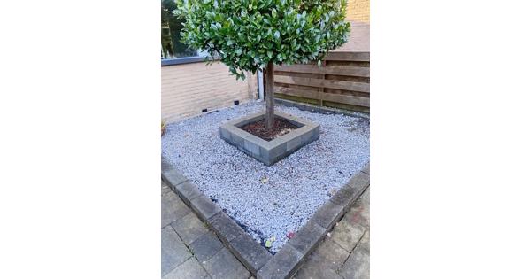 Basalt split / grind, anthraciet-zwart