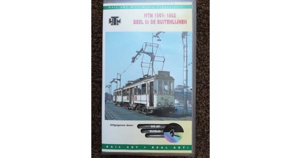 Blauwe en gele tram VHS videobanden
