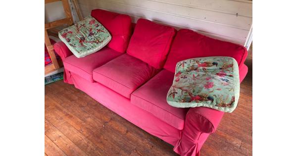 Slaapbank rood