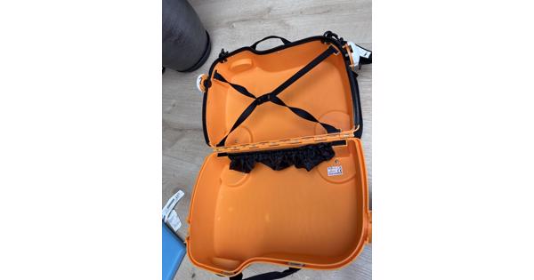 Kinderkoffer tijger met wieltjes