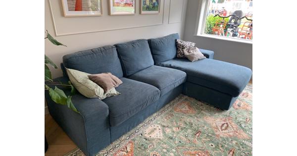 Ikea KIVIK 3zits bank met chaise longue