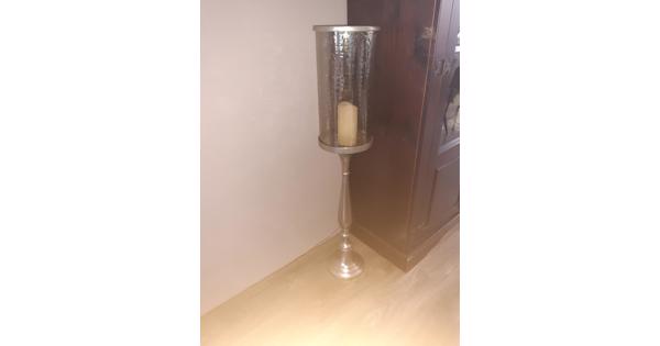 Lantaarn zilver kleurig