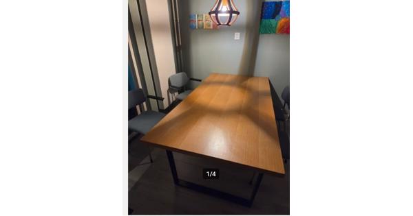 Eettafel 200 bij 100 cm bij 4 cm