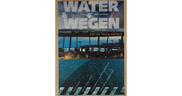 Poster 'Water en Wegen' van Rijkswaterstaat