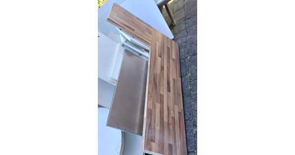 Houtlook hoekblad in goede staat