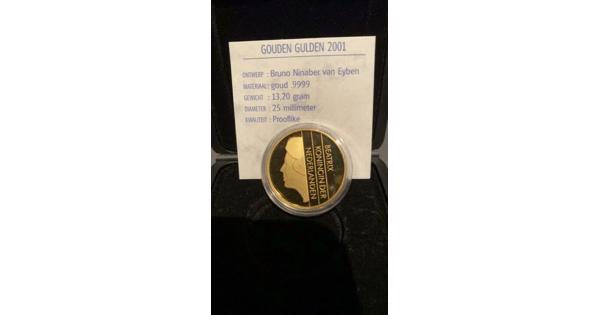 Gouden gulden 2001 koningin Beatrix 