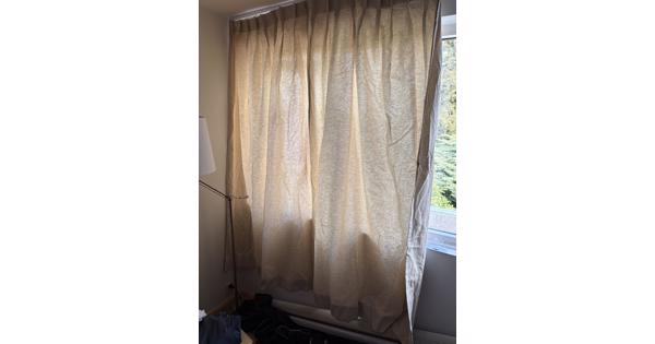 Mooie gordijnen, weinig gebruikt