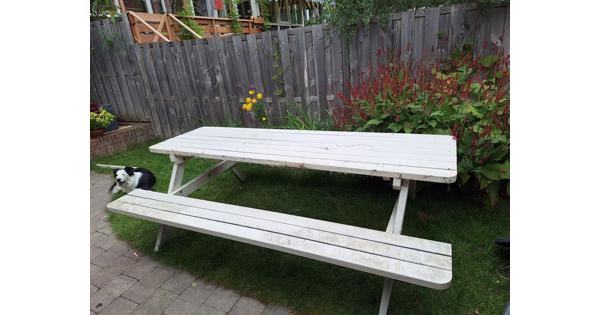 Grote picknicktafel