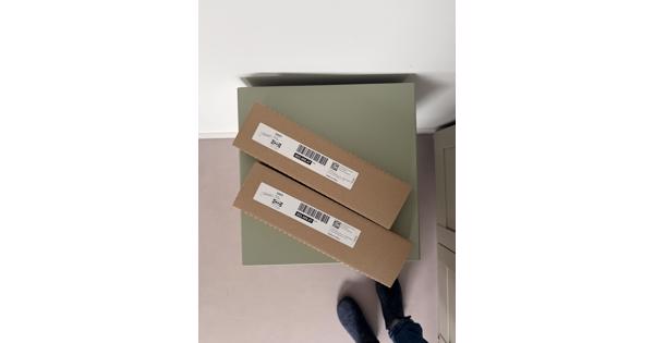 2x EKET Kast, Zachtgroen, 35x25x35 cm