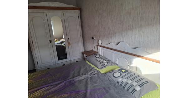 Grenen whitewash slaapkamer