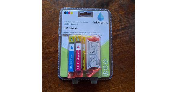 HP kleuren printer cartridges 364 XL