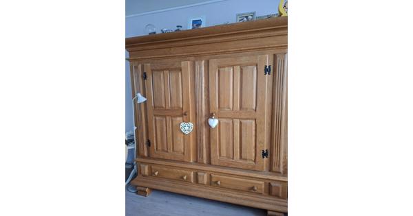 Blank Eiken wandmeubel