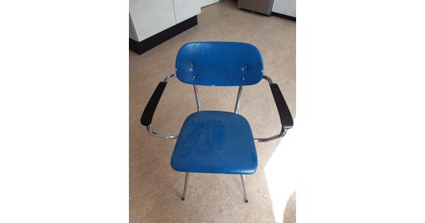 6 retro keukenstoeltjes