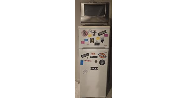 Refrigerator and microwave in good condition. 