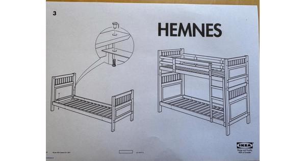 IKEA Hemnes stapelbed of gewoon 2 losse bedden