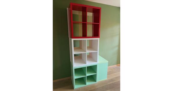 Kallax Boeken/Manden Kasten 6 stuks (76-76-39 DIEP)