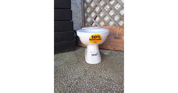 Gratis nieuwe wc pot