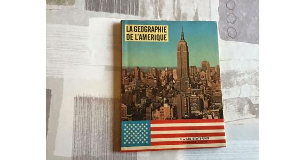 2 BOEKEN ;LA GEOGRAPHIE de L&#x27;AMERIQUE &amp; L&#x27;