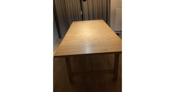 Stevige grenen eetkamertafel