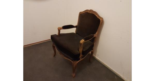 donkerblauwe fauteuil / stoel