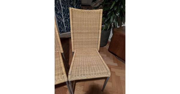 3 Rotan stoelen