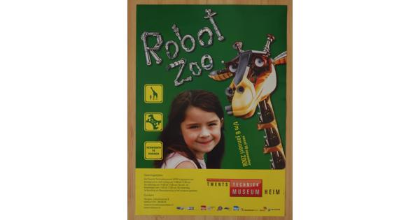 Poster 'Robot Zoo' van Twents Techniek Museum Heim